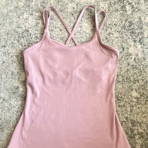 Ribbed Cross Strapped Activewear Top
